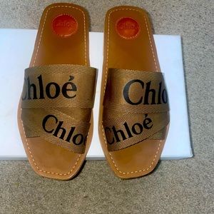 CHLOE WOODY SANDALS